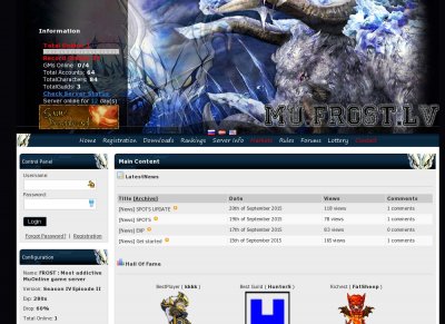 FROST : Most addictive MuOnline game server